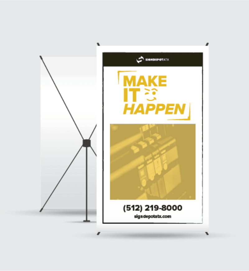 X-Stand Banner 48 X 78 IN